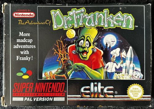The Adventures of Dr. Franken Nintendo SNES Boxed PAL