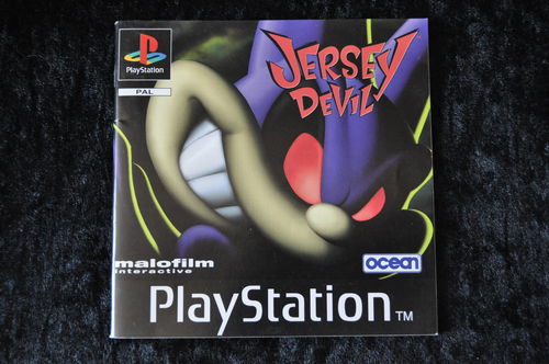 Jersey Devil Playstation 1 PS1 Manual Only PAL