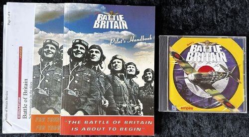 Battle of Britain PC Game Jewel Case + Manual