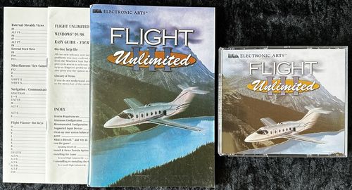 Flight Unlimited III PC Game Jewel Case + Manual