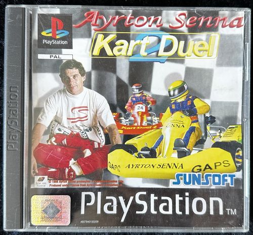 Ayrton Senna Kart Duel 2 Playstation 1 PS1 (No Manual)