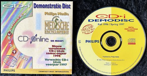 Demonstratie Disc Philips Media Medische Encyclopedie CDi Sleeve Cover