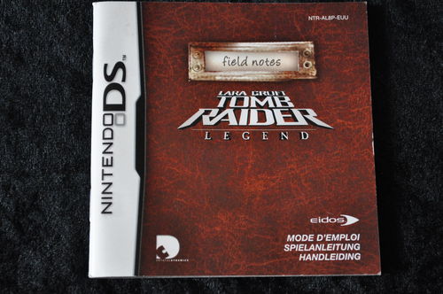 Lara Croft Tomb Raider Legend Nintendo DS Manual Only