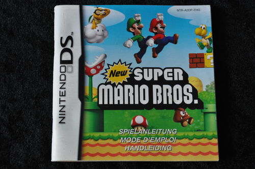 New Super Mario Bros Nintendo DS Manual Only