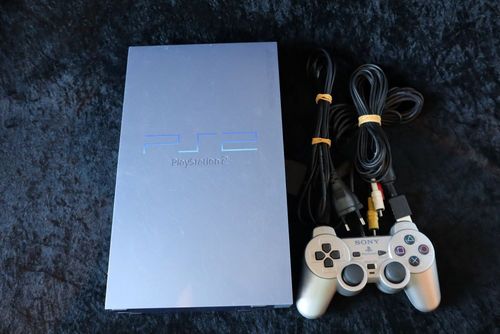 Playstation 2 Phat Aqua Blue Console