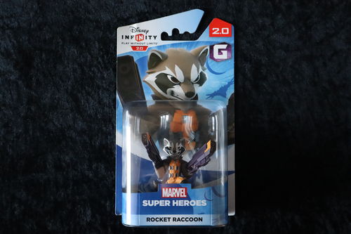 Disney Infinity 2.0 Marvel Toy Super Heroes Rocket Raccoon Boxed New