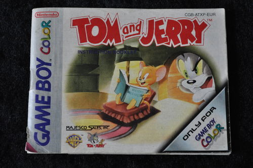 Tom And Jerry Gameboy Color Instruction Booklet Manual Only