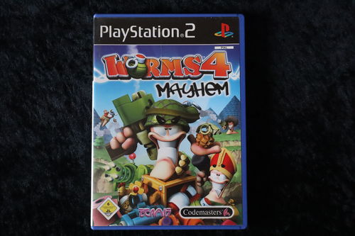 Worms 4 Mayhem Playstation 2 PS2 no manual (DU)