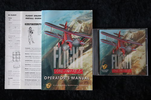 Flight Unlimited PC Game+Manuals